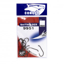 Крючок Condor BAITHOLDER №10 BN 50 шт/упак