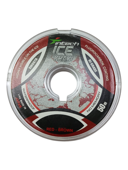 Леска Intech Ice Khaki кр.-коричн. 0.165 50м
