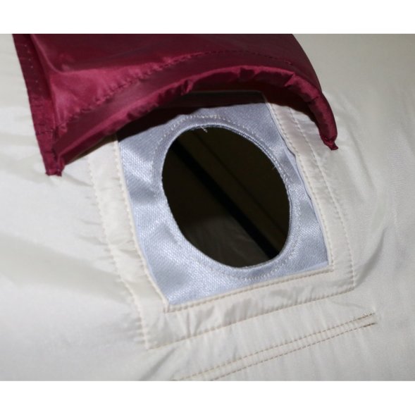 Термостойкая накладка на окно на газоотводную трубу D 100 мм