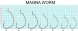 Крючок FISH SEASON Magna Worm №3/0 5шт офсет. 4009-007-3/0F