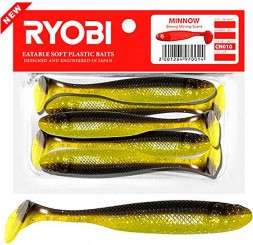 Риппер Ryobi MINNOW 93mm, цвет CN010 frog eggs, 5шт