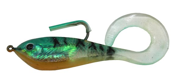 Виброхвост оснащённый CONDOR Crazy Bait RFCM2 размер 60 мм. вес 5,5 гр. цвет 09#