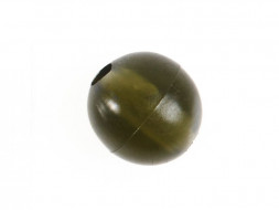 Бусина фидерная Namazu Soft Beads, PVC, d-6 мм, круглая, цв. темно-зеленый 20 шт.