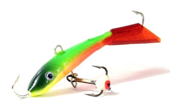 Балансир рыболовный для зимней рыбалки Lucky John Fin 70мм+тройник 71513-26RT