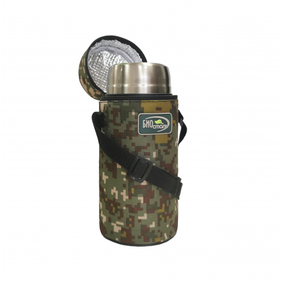 Термос BIOSTAL Охота NTS-750B ш/г суповой с ложкой