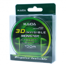Монофильная леска Kaida 3D Invisible Monster 100m 0.23