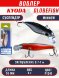 Воблер KYODA Globefish Minnow-55SP, длина 5,5 см, вес 4.0 гр цвет P1241, заглубление 0,7-1,0 м