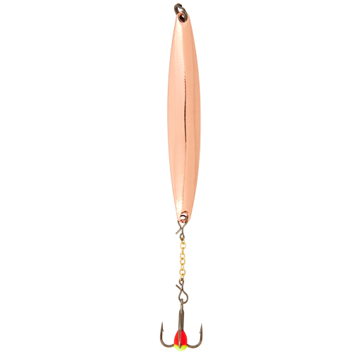 Блесна зимняя Lucky John Nail Blade верт. цепочка, тройник 55мм LJNB55-C