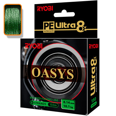 Леска-шнур Ryobi Oasis Dark Green 0,18mm 150m